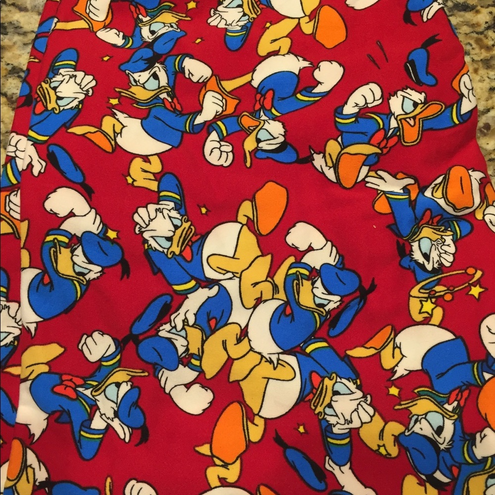Lularoe Tc Donald Duck leggings Disney